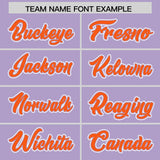 Custom Light Purple Graffiti Pattern Personalized Multicolored Flames Print Authentic Baseball Jersey