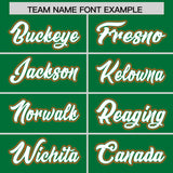 Custom Kelly Green Graffiti Pattern Personalized Multicolored Flames Print Authentic Baseball Jersey