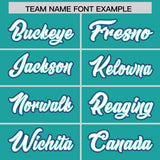 Custom Aqua Graffiti Pattern Personalized Multicolored Flames Print Authentic Baseball Jersey
