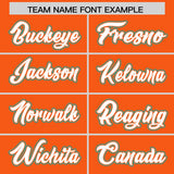 Custom Orange Graffiti Pattern Personalized Multicolored Flames Print Authentic Baseball Jersey
