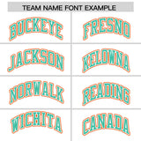 Custom White Orange Color Block Personalized Side Dotted Line Authentic Baseball Jersey
