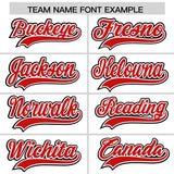 Custom White Black Color Block Personalized Side Dotted Line Authentic Baseball Jersey