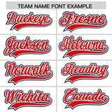 Custom White Navy Color Block Personalized Side Dotted Line Authentic Baseball Jersey