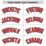 Custom White Black Color Block Personalized Side Dotted Line Authentic Baseball Jersey
