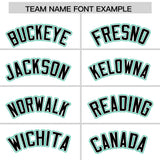 Custom White Bright Green Color Block Personalized Side Dotted Line Authentic Baseball Jersey