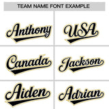 Custom White Old Gold Color Block Personalized Side Dotted Line Authentic Baseball Jersey