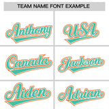 Custom White Orange Color Block Personalized Side Dotted Line Authentic Baseball Jersey