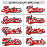 Custom White Black Color Block Personalized Side Dotted Line Authentic Baseball Jersey