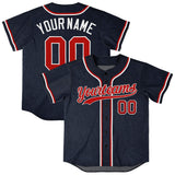 Custom Navy Personalized Denim Baseball Jersey For Men Women Boy
