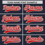 Custom Navy Personalized Denim Baseball Jersey For Men Women Boy