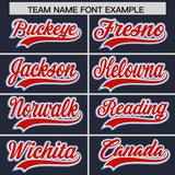 Custom Navy Personalized Denim Baseball Jersey For Men Women Boy