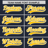 Custom Navy Personalized Denim Baseball Jersey For Men Women Boy