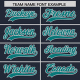 Custom Navy Personalized Denim Baseball Jersey For Men Women Boy