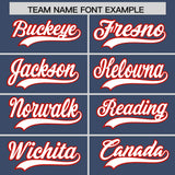 Custom Midnight Blue Personalized Denim Baseball Jersey For Men Women Boy