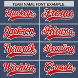 Custom Midnight Blue Personalized Denim Baseball Jersey For Men Women Boy