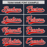 Custom Navy Personalized Denim Baseball Jersey For Men Women Boy