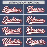 Custom Midnight Blue Personalized Denim Baseball Jersey For Men Women Boy