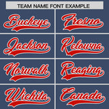 Custom Midnight Blue Personalized Denim Baseball Jersey For Men Women Boy