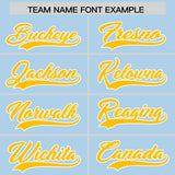 Custom Powder Blue Personalized Denim Baseball Jersey For Men Women Boy