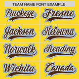 Custom Gold Brown and Powder Blue Split Fashion Raglan Sleeves Authentic Baseball Hoodie Jersey