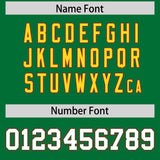 Custom Kelly Green Red and Gold Split Fashion Raglan Sleeves Authentic Baseball Hoodie Jersey