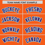 Custom Orange Purple and Sky Blue Split Fashion Raglan Sleeves Authentic Baseball Hoodie Jersey