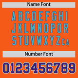 Custom Orange Purple and Sky Blue Split Fashion Raglan Sleeves Authentic Baseball Hoodie Jersey