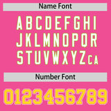 Custom Pink Gold and Neon Green Split Fashion Raglan Sleeves Authentic Baseball Hoodie Jersey