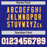 Custom Royal Gold and Pink Split Fashion Raglan Sleeves Authentic Baseball Hoodie Jersey