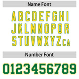 Custom White Gold and Kelly Green Split Fashion Raglan Sleeves Authentic Baseball Hoodie Jersey