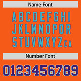 Custom Orange Purple and Sky Blue Split Fashion Raglan Sleeves Authentic Baseball Hoodie Jersey