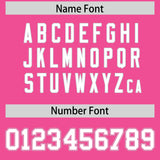 Custom Pink White and Silver Split Fashion Raglan Sleeves Authentic Baseball Hoodie Jersey