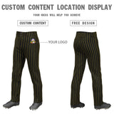 Custom Royal White Pinstripe Fit Stretch Practice Pull  Up Baseball Pants