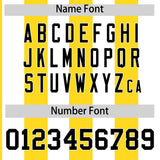 Custom White Gold Stripe Fashion Authentic Two-Button Baseball Jersey