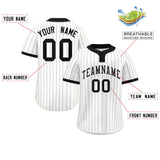 Custom Fashion Two-Button Baseball Jersey Stripe Personalized Your Style