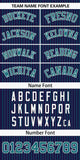 Custom Fashion Two-Button Baseball Jersey Stripe Personalized Name Big Size