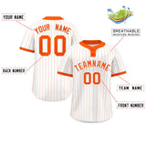 Custom Fashion Stripe Two-Button Baseball Jersey Personalized Your Style