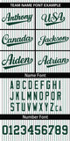 Custom Stripe Fashion Two-Button Baseball Jersey Printed or Stitched Logo for Men