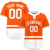 Custom Two-Button Baseball Jersey Classic Style Personalized Printed/Stitched Name Number Bottom Stripe Sports Shirts Uniforms