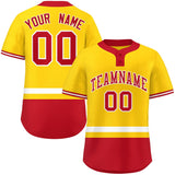 Custom Two-Button Baseball Jersey Classic Style Personalized Printed/Stitched Letters&Number Bottom Stripe Fashion Shirts Uniforms