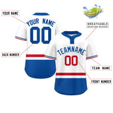 Custom Two-Button Baseball Jersey Classic Style Personalized Name Number Bottom Stripe Practice Shirts Uniforms