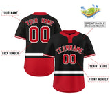 Custom Two-Button Baseball Jersey Classic Style Personalized Printed/Stitched Bottom Stripe Fashion Shorts Sleeve Uniforms