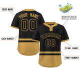 Custom Two-Button Baseball Jersey Classic Style Personalized Printed/Stitched Bottom Stripe Fashion Shorts Sleeve Uniforms