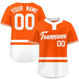 Custom Two-Button Baseball Jersey Personalized Classic Style Stripe Short Sleeve Shirts Streetwear
