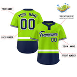 Custom Two-Button Baseball Jersey Personalized Classic Style Stripe Sports Short Sleeve Shirts Outdoor Jersey