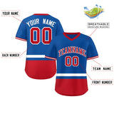 Custom Color Block Personalized V-Neck Pullover Baseball Jersey For Men/Women/Youth