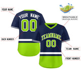 Custom Color Block Personalized V-Neck Short Sleeve Pullover Baseball Jersey For Men/Boy