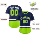 Custom Color Block Personalized Letter Number V-Neck Short Sleeve Pullover Shirt Baseball Jersey For Men/Boy