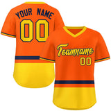 Custom Color Block Personalized Any Name Number V-Neck Pullover Baseball Jersey For Men/Women/Youth