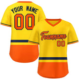 Custom Color Block Personalized Any Name Number V-Neck Pullover Baseball Jersey For Men/Women/Youth